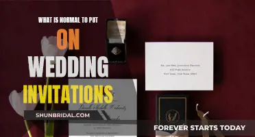 Wedding Invitations: What Should You Include?