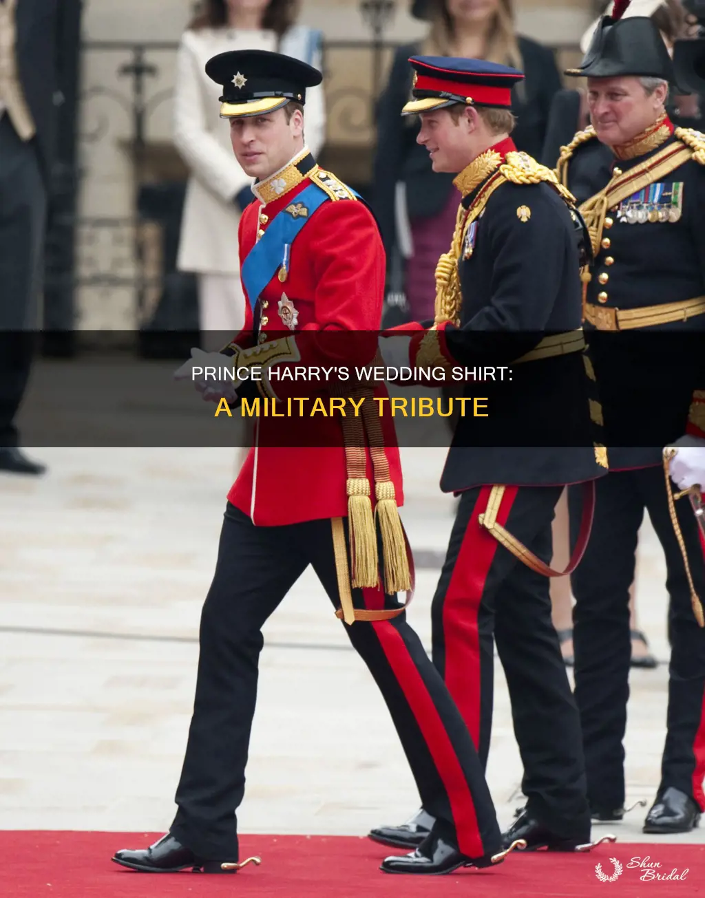 what is on the front of prince harry