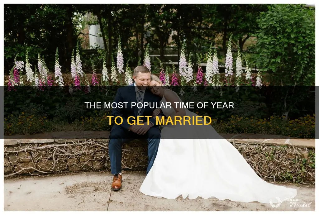 what is peak season for weddings