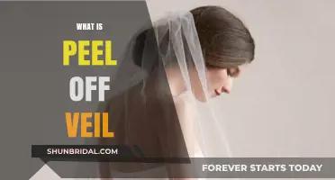 Unveiling the Peel-Off Veil: A Unique Bridal Trend Explained