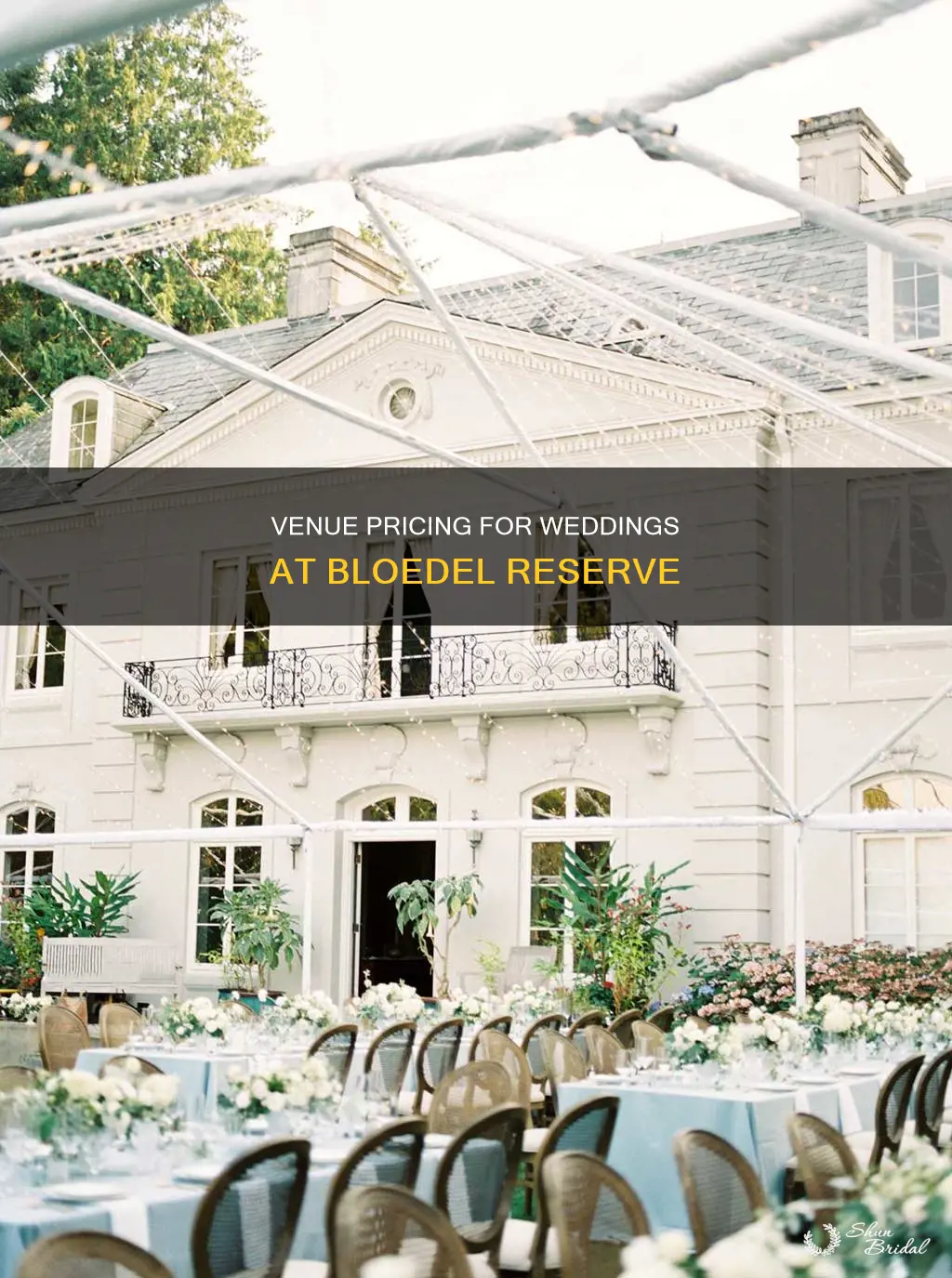 what is price of venue for wedding at bloedel reserve
