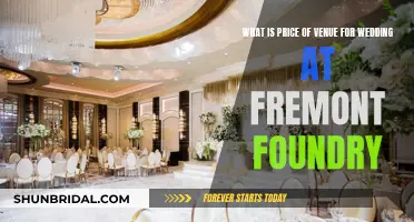 Fremont Foundry Wedding Venue: How Much Does It Cost?