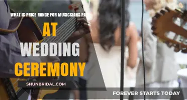 Wedding Music Costs: Understanding Musicians' Price Range for Ceremonies