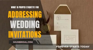 Mastering Wedding Invitation Etiquette: Addressing Guests Perfectly