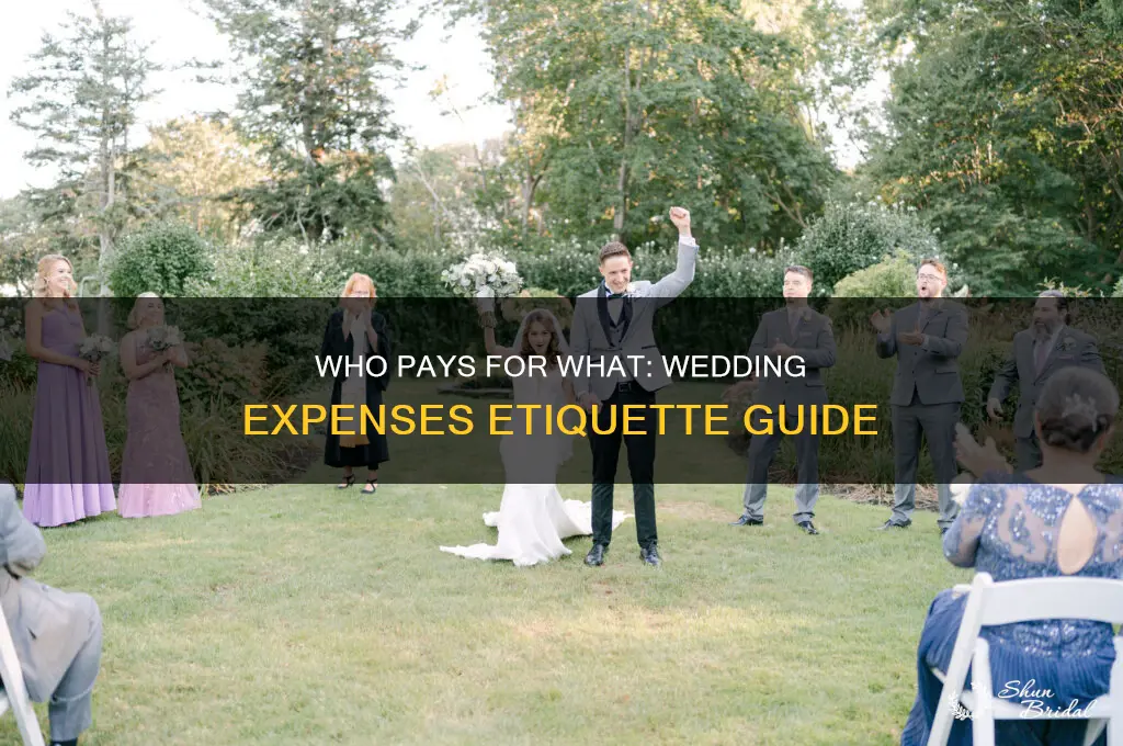 what is proper etiquette for paying for a wedding