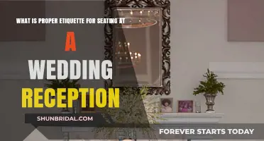 Wedding Reception Seating: Where's Your Place?