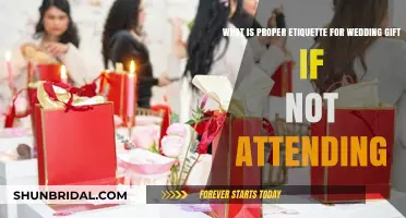 Wedding Gift Etiquette: Thoughtful Gestures When You Can't Attend