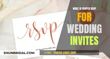 RSVP Etiquette for Wedding Invites: A Guide for Guests