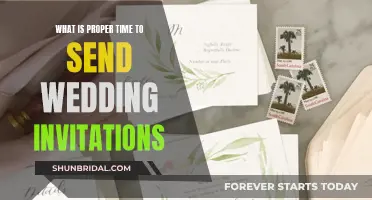 The Perfect Timing for Sending Out Wedding Invitations