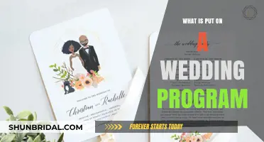 Wedding Programs: What to Include and Why