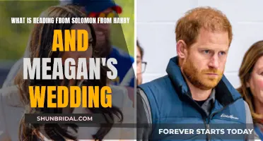 Solomon's Reading: Harry and Meghan's Wedding