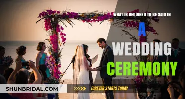 Essential Wedding Ceremony Vows: What Must Be Spoken on Your Big Day