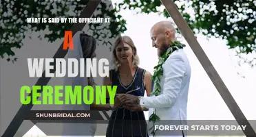 Sacred Words of Union: Understanding the Officiant's Role in Wedding Vows