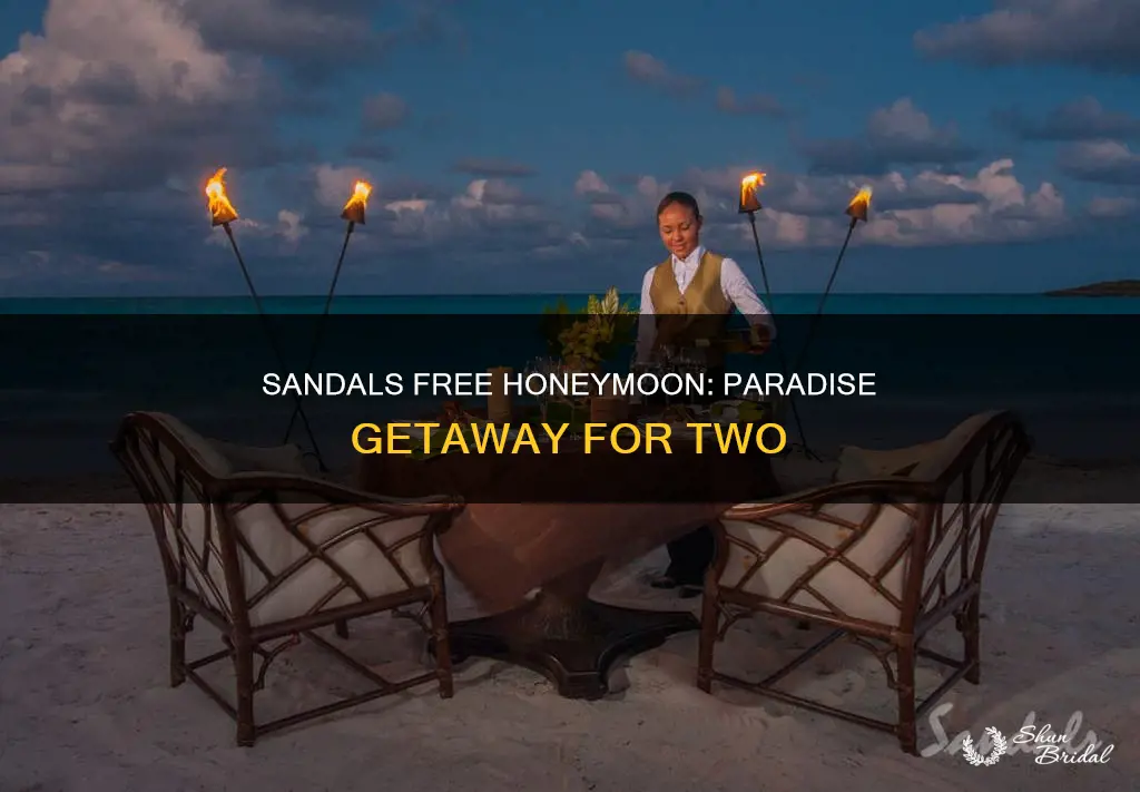 what is sandals free honeymoon package