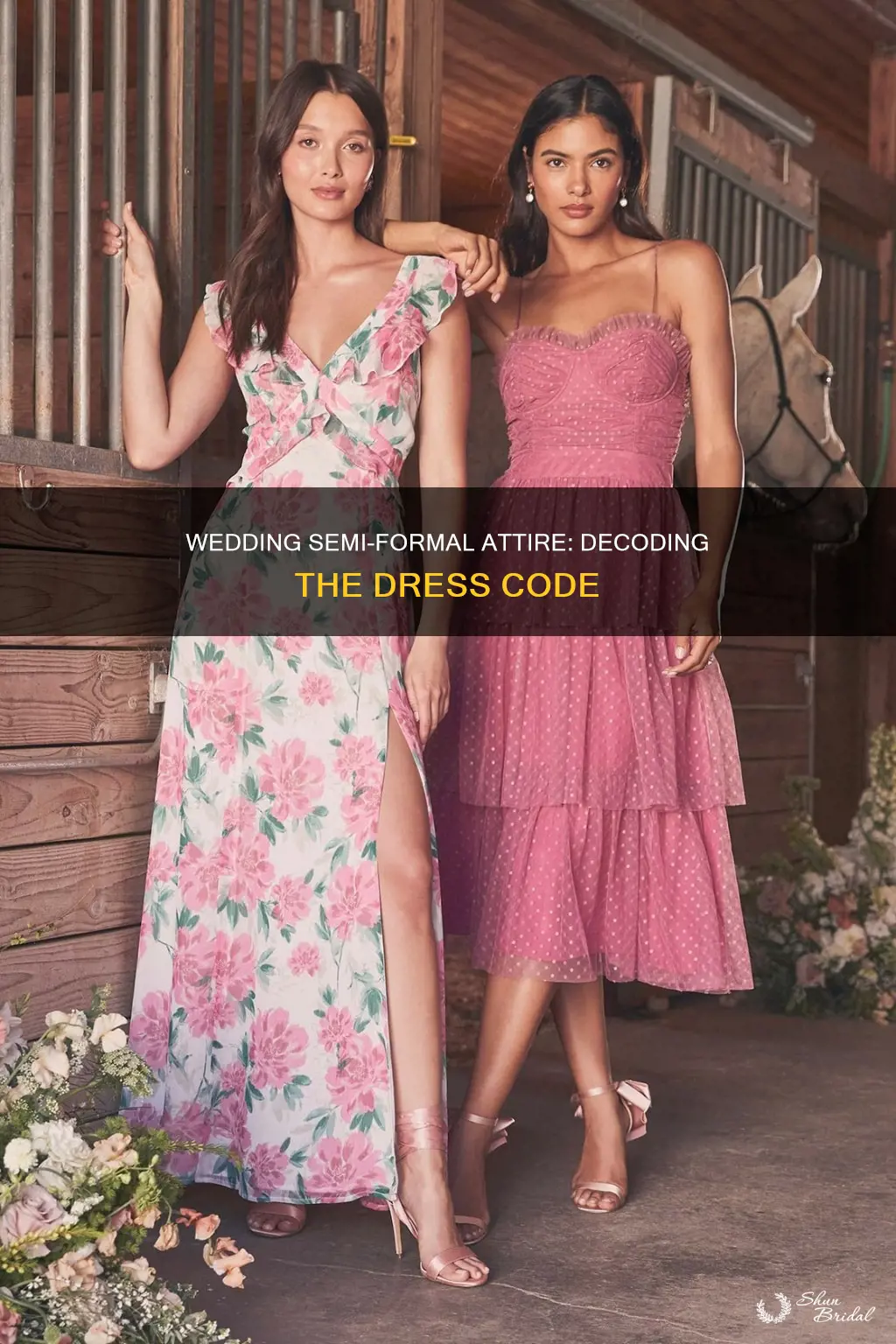 what is semi formal attire for wedding