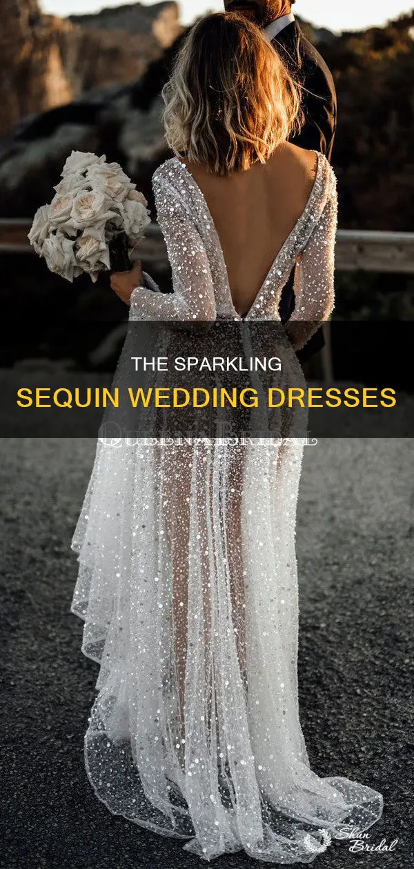 what is sequin wedding dress