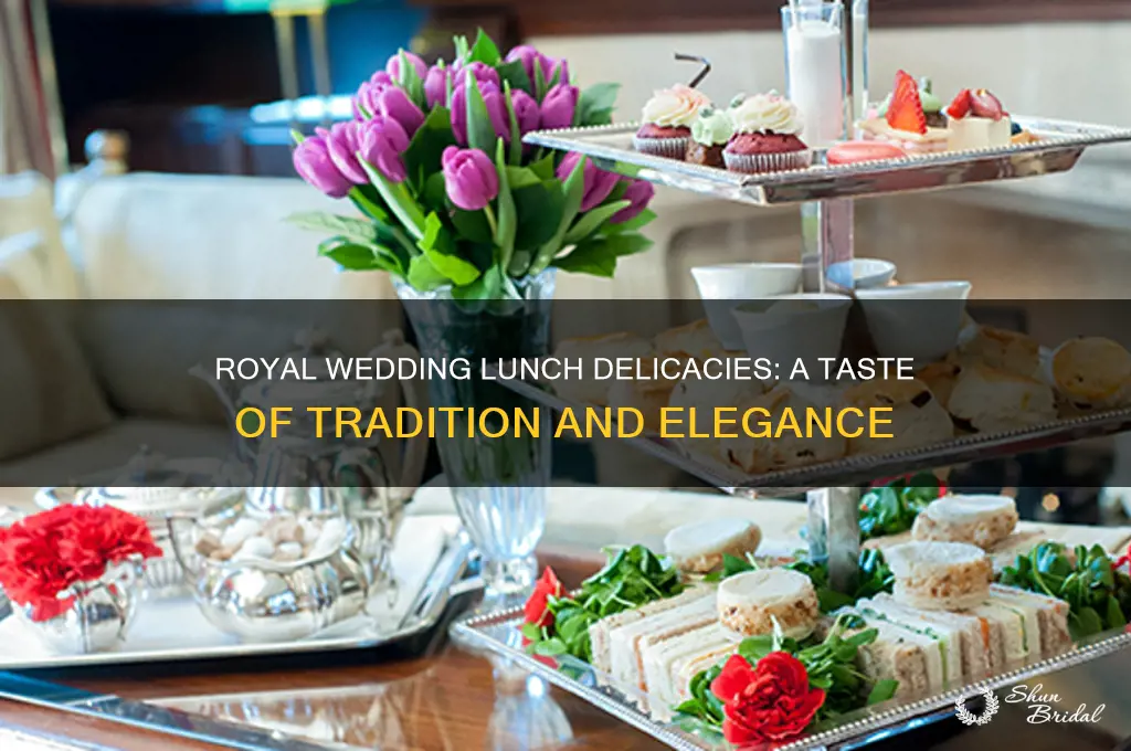 what is served at royal wedding lunch