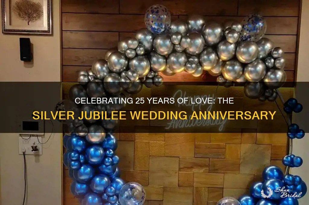 what is silver jubilee wedding anniversary