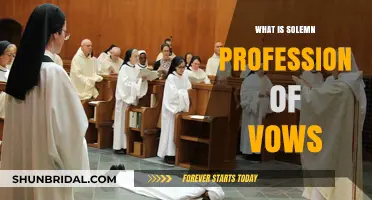 Understanding the Solemn Profession of Vows: A Sacred Commitment Explained