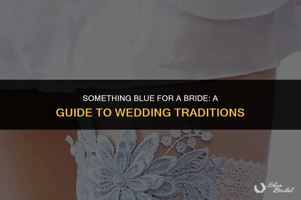 what is something blue for a bride