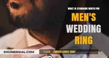 Wedding Ring Widths: The Standard for Men