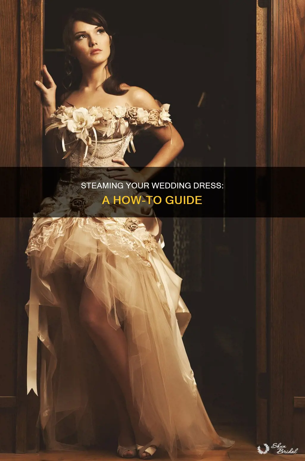what is steaming your wedding dress
