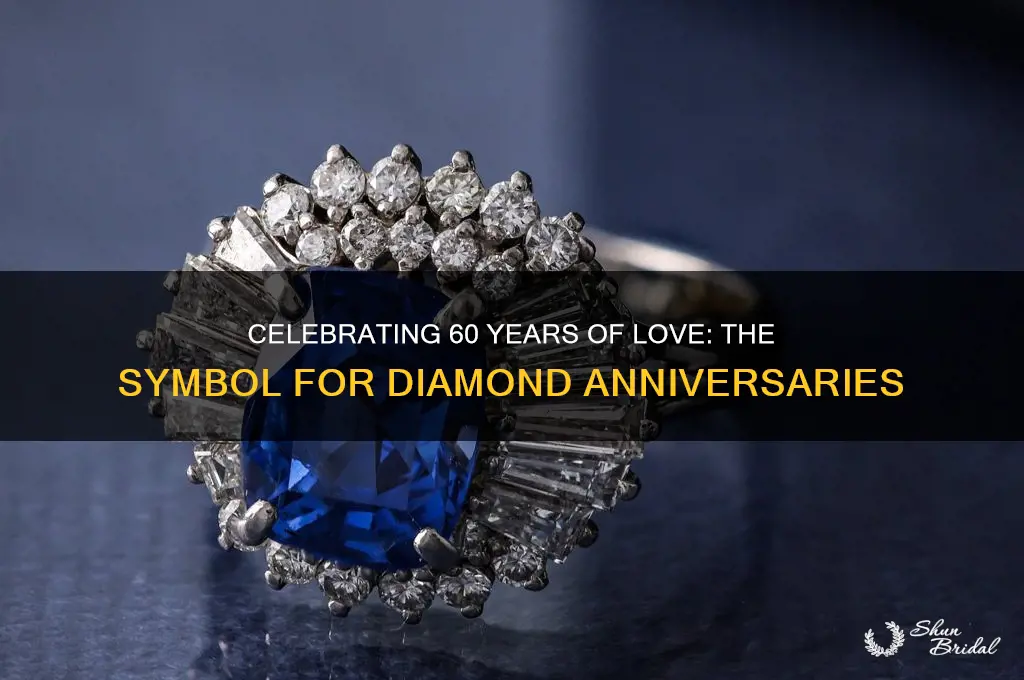 what is symbol for 60th wedding anniversary