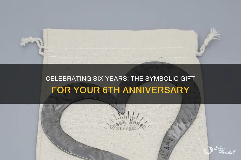 what is symbol for 6th wedding anniversary