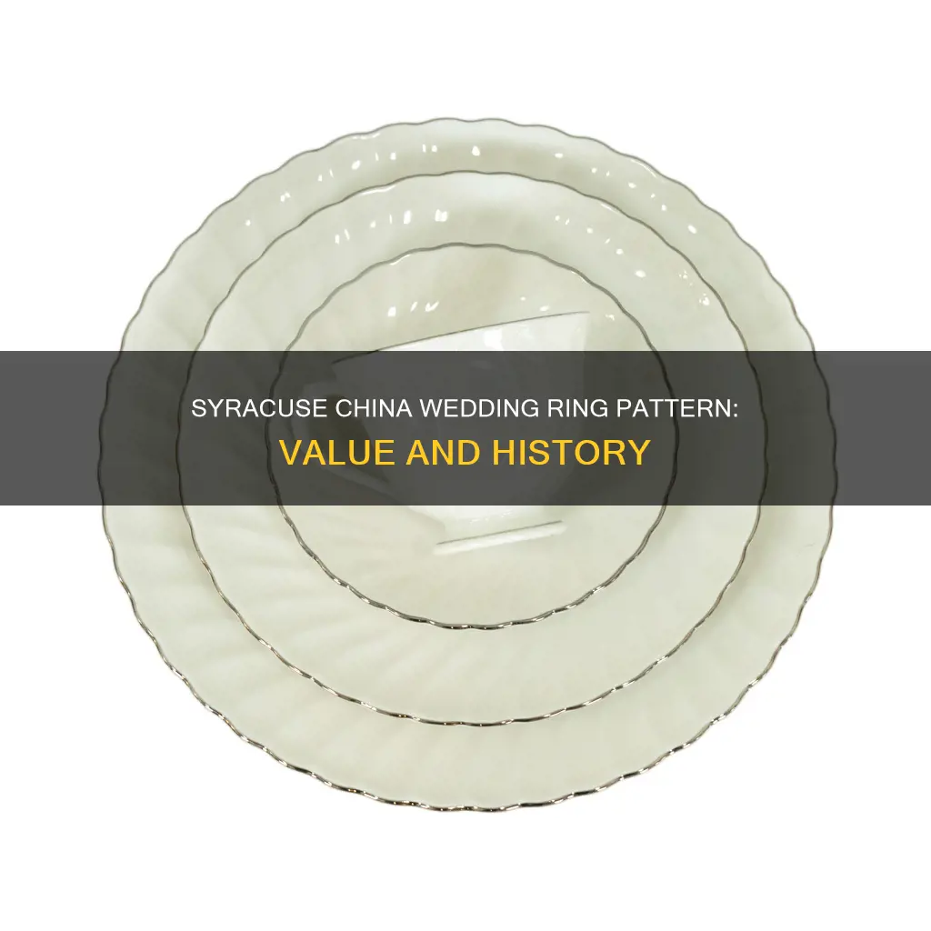 what is syracuse wedding ring china worth