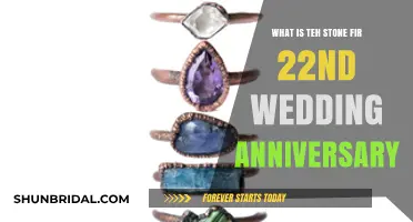 Celebrating 22 Years: The Symbolic Stone for Your Wedding Anniversary