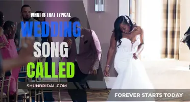 The Typical Wedding Song: What's It Called?
