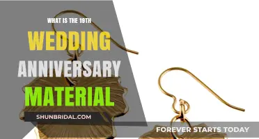 Celebrating 19 Years: The Traditional and Modern 19th Wedding Anniversary Material