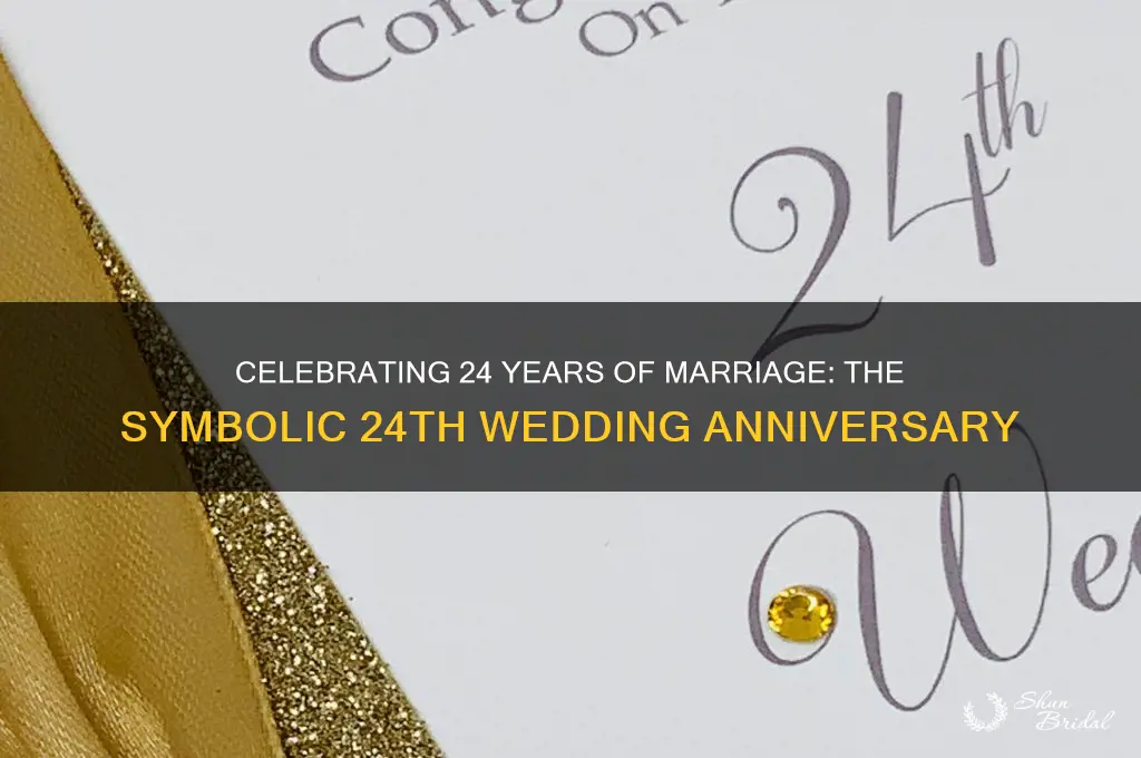 what is the 24th wedding anniversary