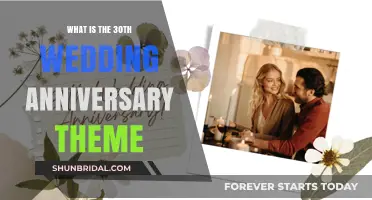 Celebrating Three Decades of Love: The 30th Wedding Anniversary Theme