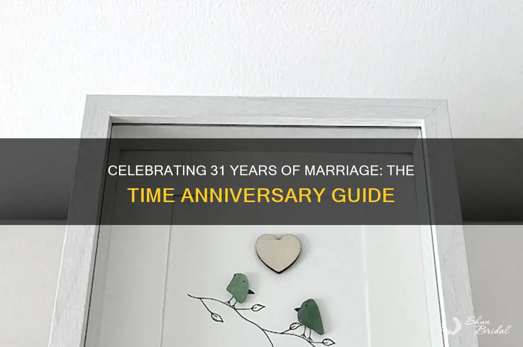 what is the 31st wedding anniversary