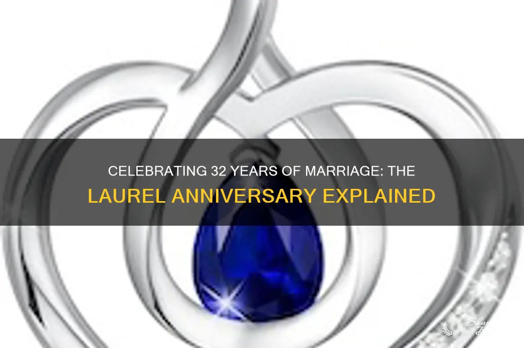 what is the 32nd wedding anniversary