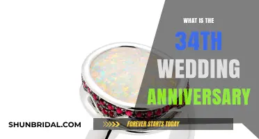 Celebrating 34 Years of Love: The Opal Wedding Anniversary