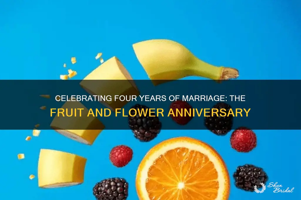 what is the 4 year wedding anniversary