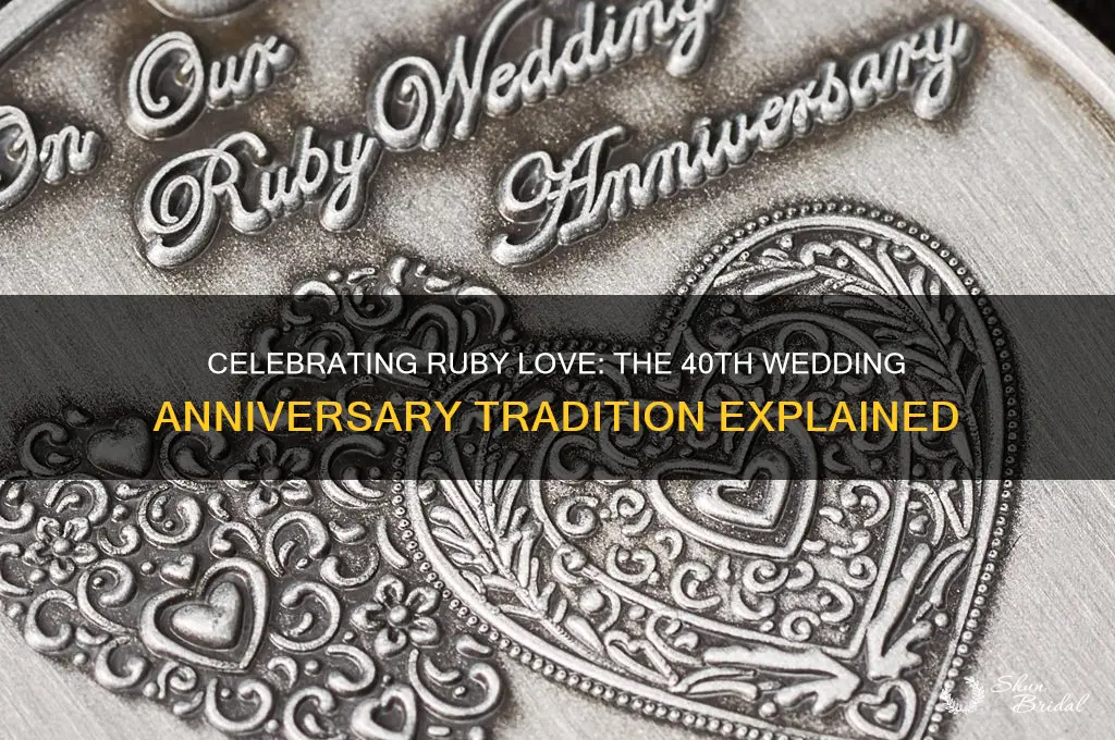 what is the 40 wedding anniversary