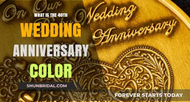 Celebrating 40 Years of Marriage: The Ruby Anniversary Color Guide