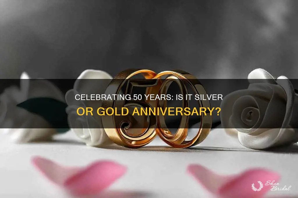 what is the 50th wedding anniversary silver or gold