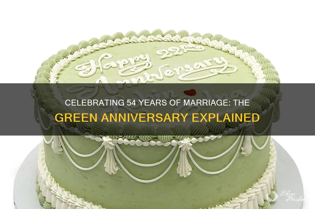what is the 54 wedding anniversary
