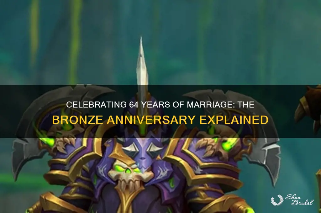 what is the 64th wedding anniversary called