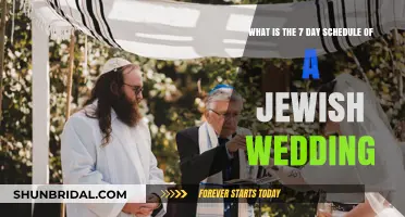 A Week of Joy: Exploring the Jewish Wedding 7-Day Schedule