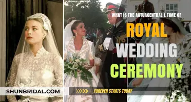 Royal Wedding Ceremony: Unveiling the Exact Central Time Schedule
