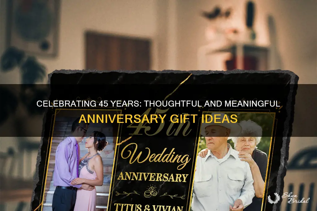 what is the appropriate gift for 45th wedding anniversary