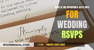 When to Expect Wedding RSVPs