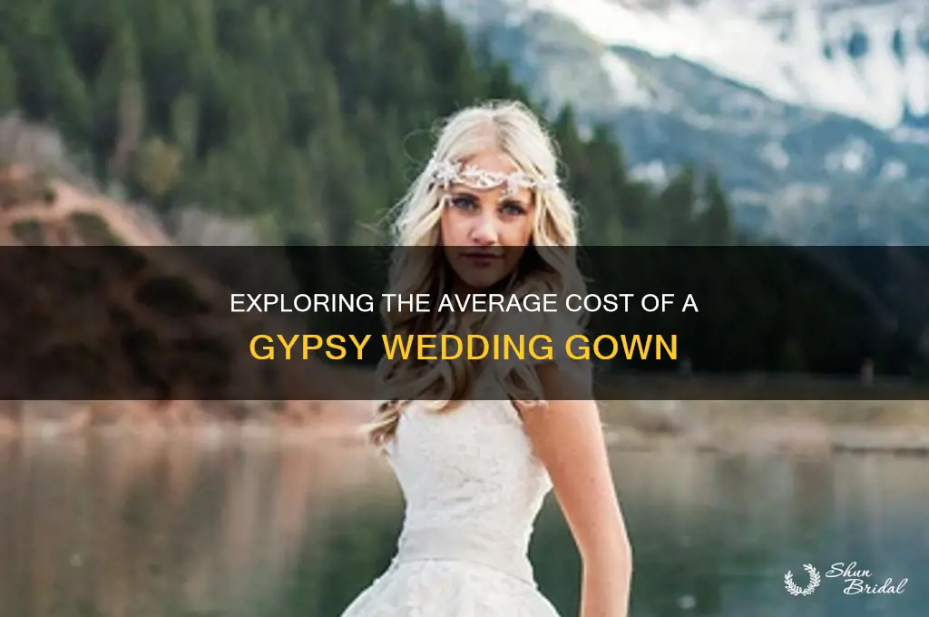 what is the average cost of a gypsy wedding gown