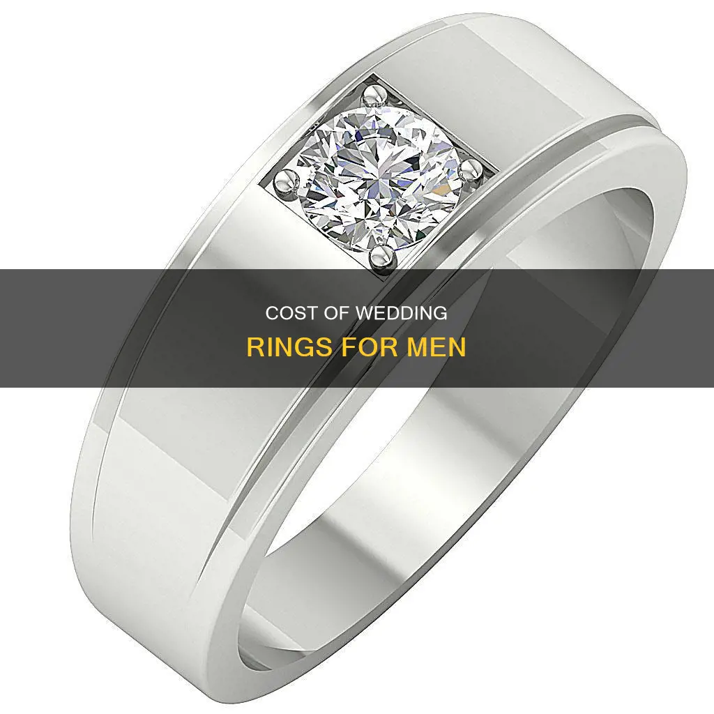 what is the average cost of a man wedding ring