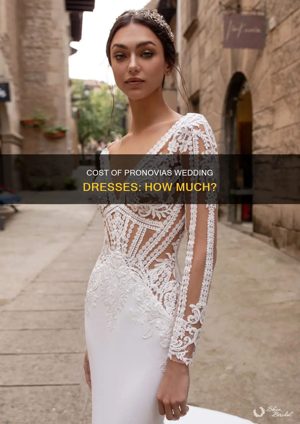 what is the average cost of a pronovias wedding dress